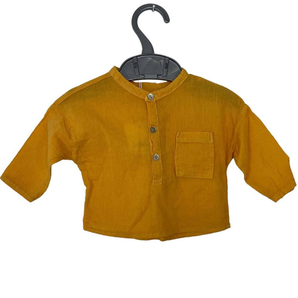 Message In the Bottle Long Sleeve Button Down
